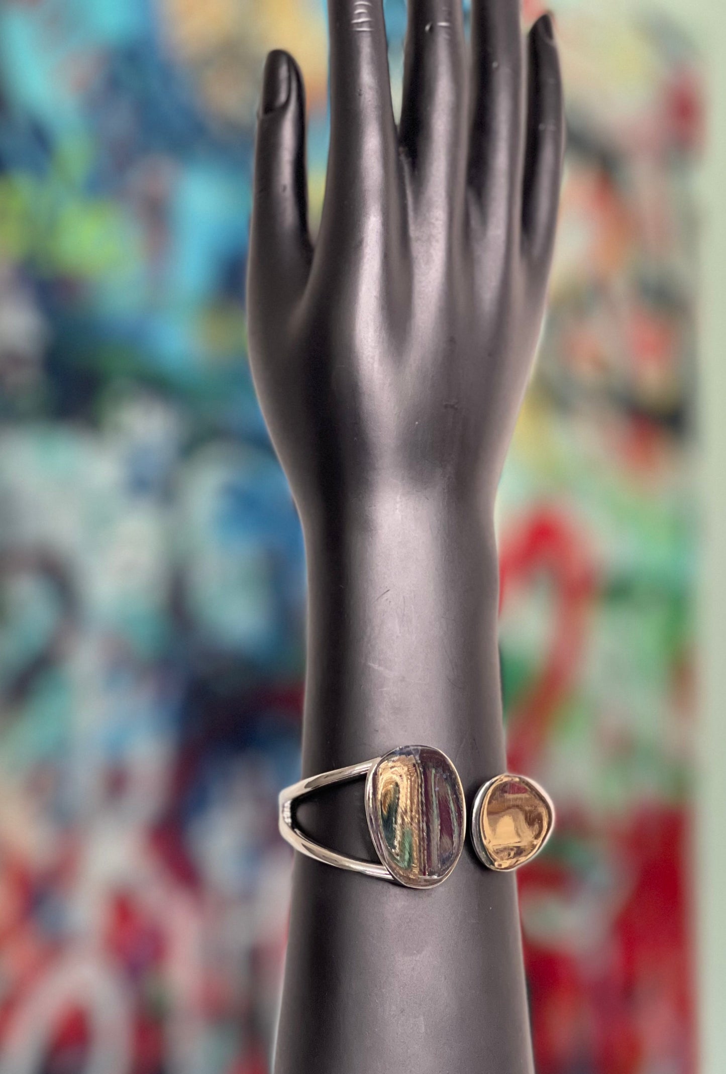 Metal Dot Bangle