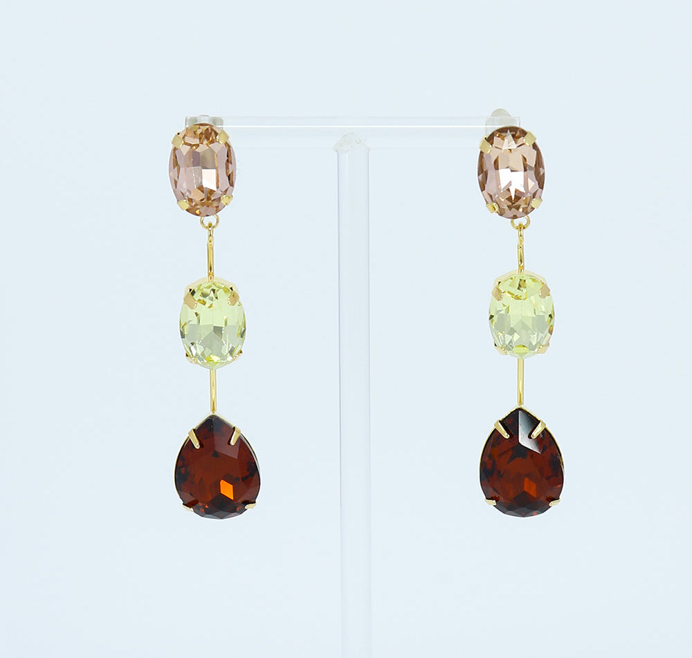 Crystal Drops Earring