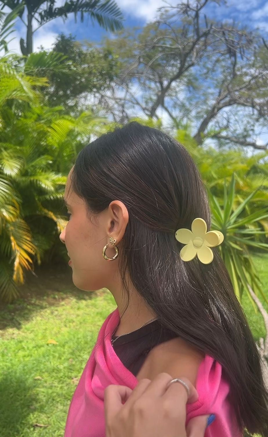 Daisy Hair Claw