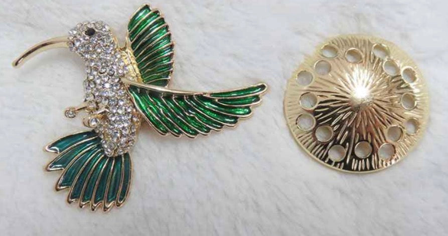 Lindo Colibrí Brooch