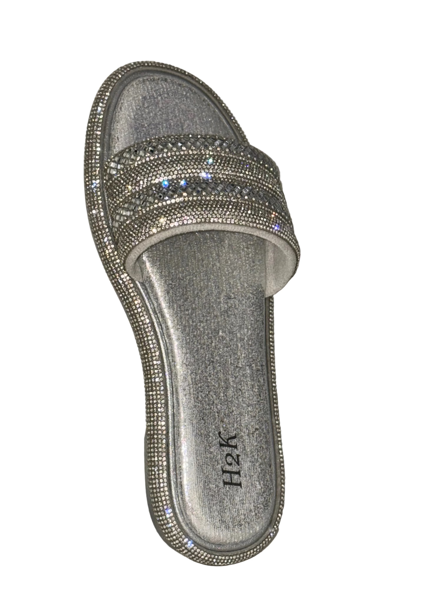 Swan Silver Sandal