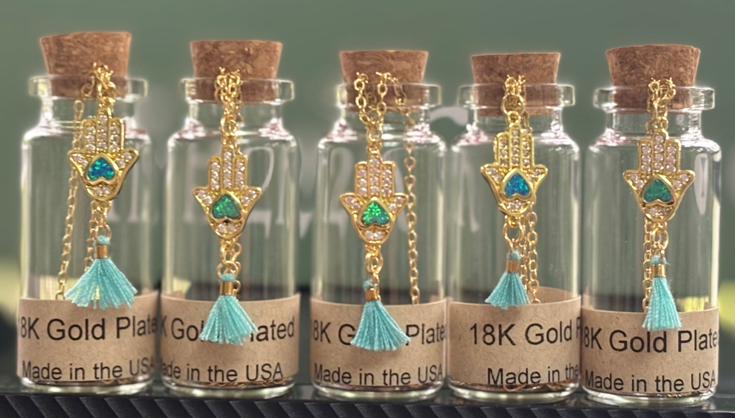 Necklace in a Bottle