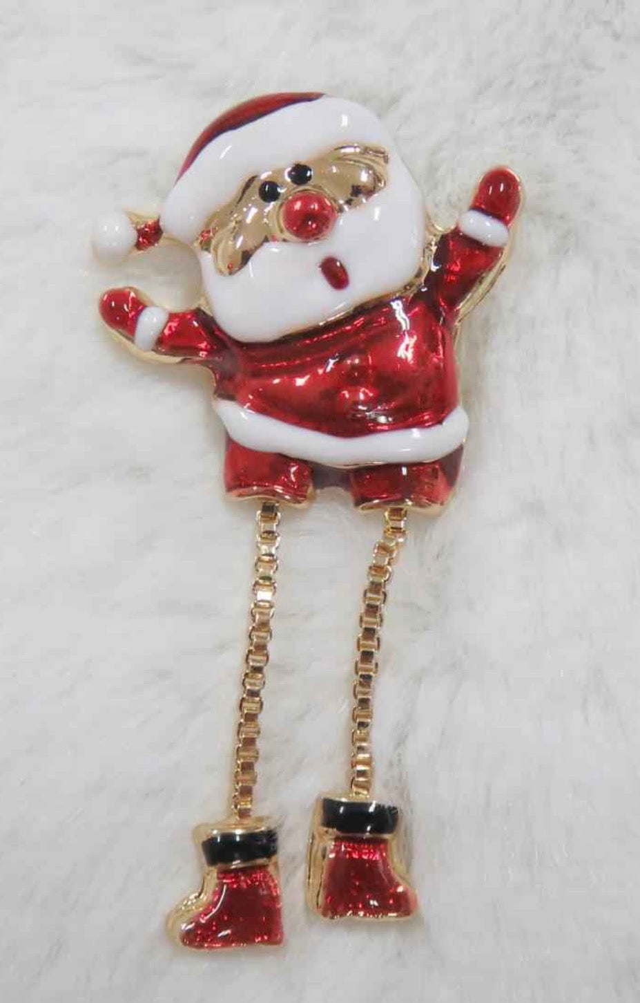 Santa Brooch