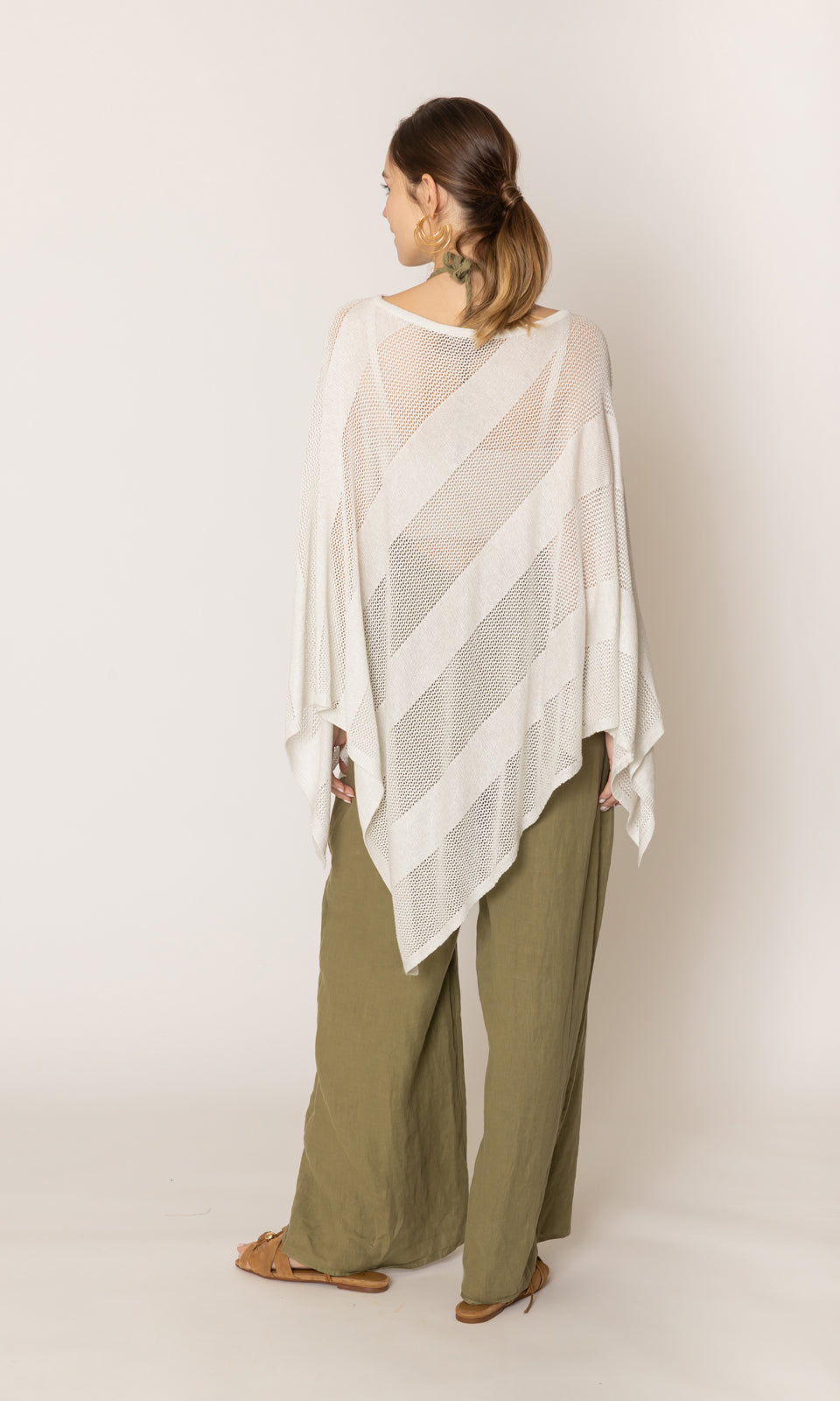 Lurex Mesh Poncho