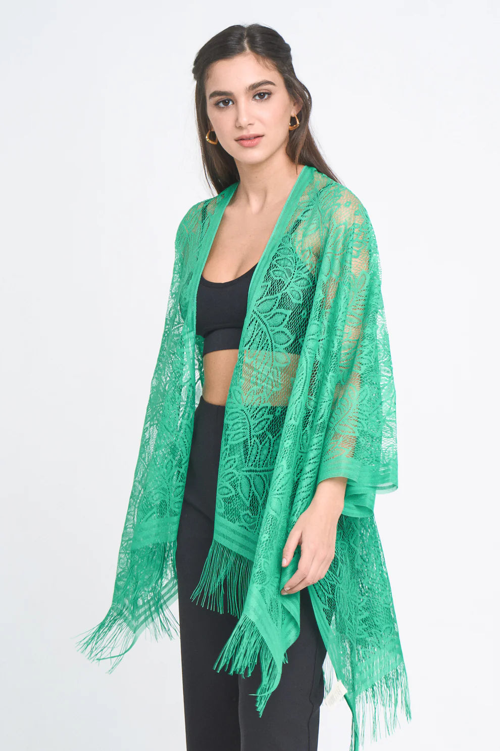 Leaf Lace Kimono