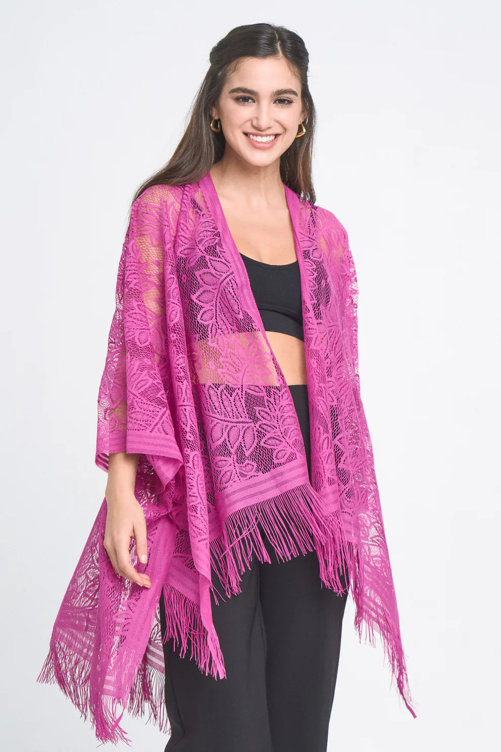 Leaf Lace Kimono