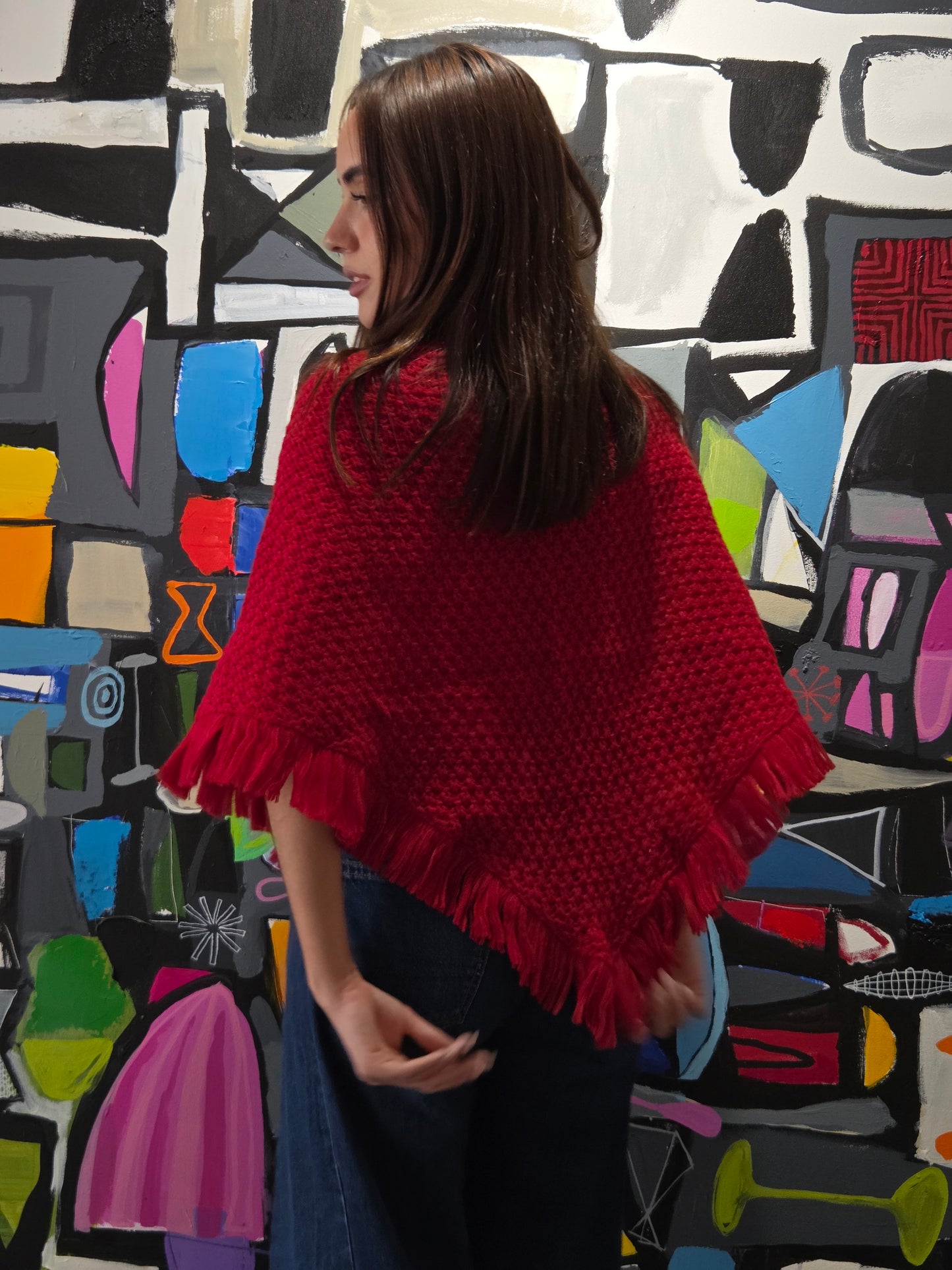 Triangle Buckle Shawl