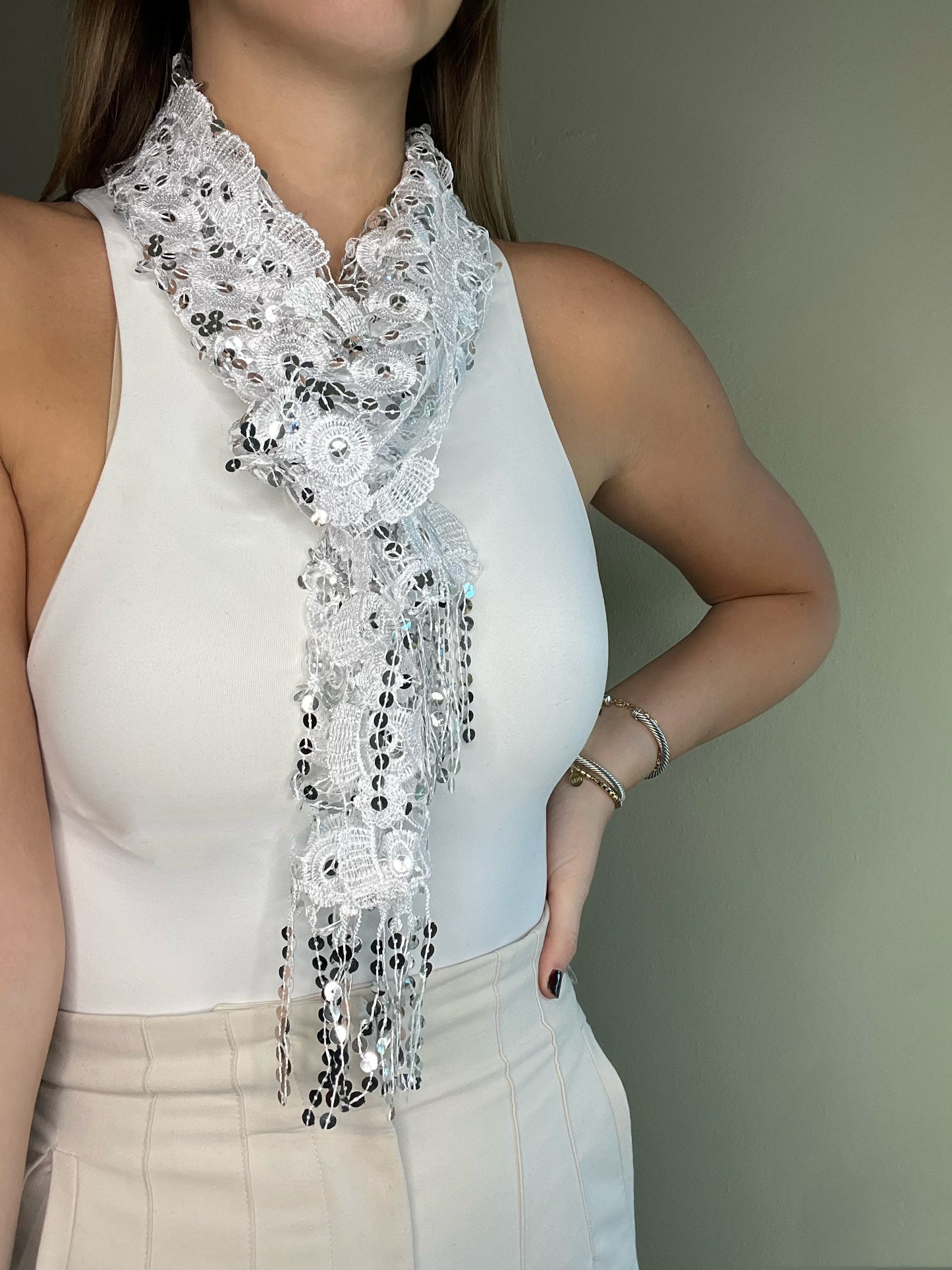 Victoria Sequin Scarf