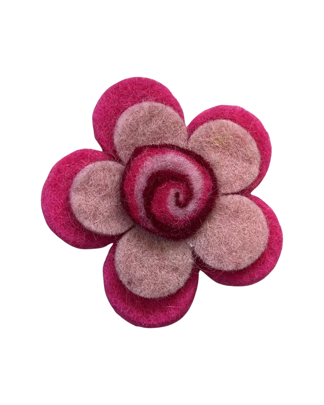 Wool Flower Pin