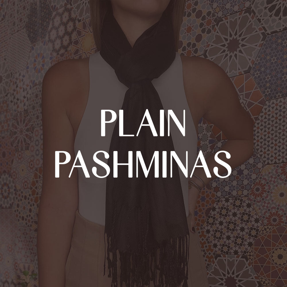 Plain Pashminas