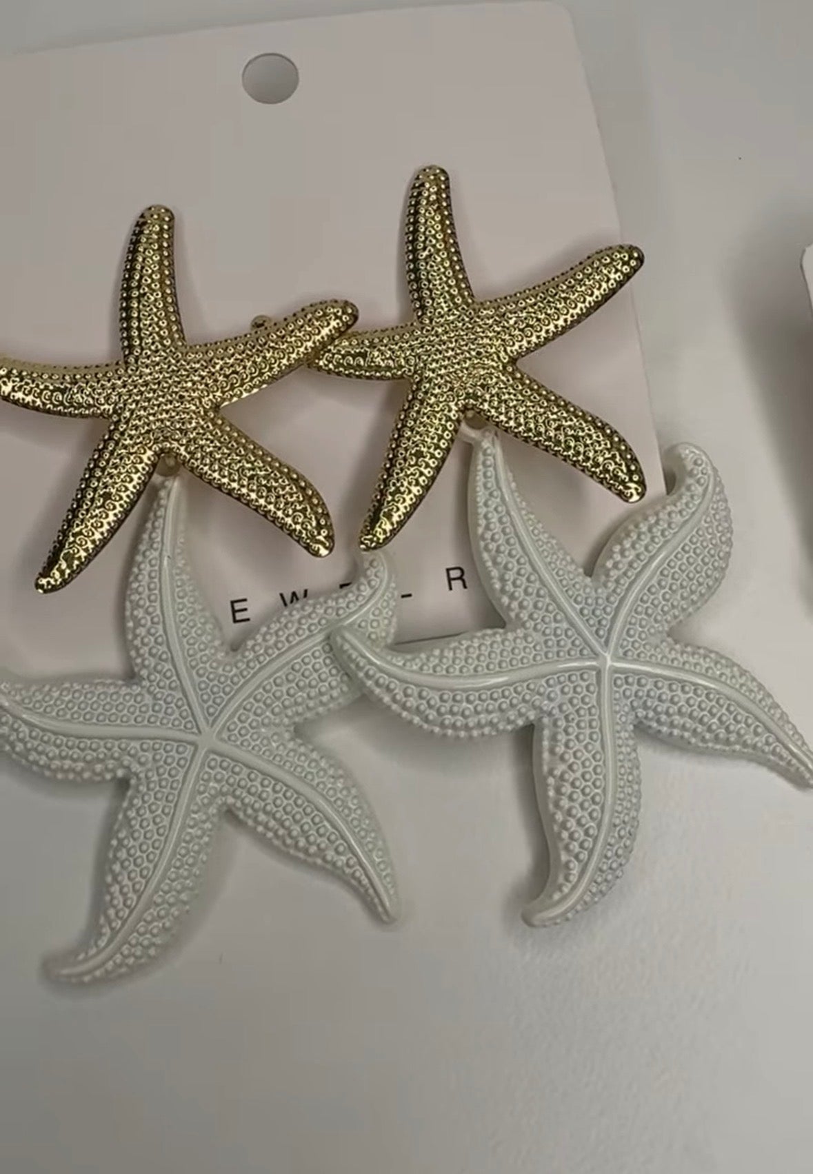 Straw Star Earrings