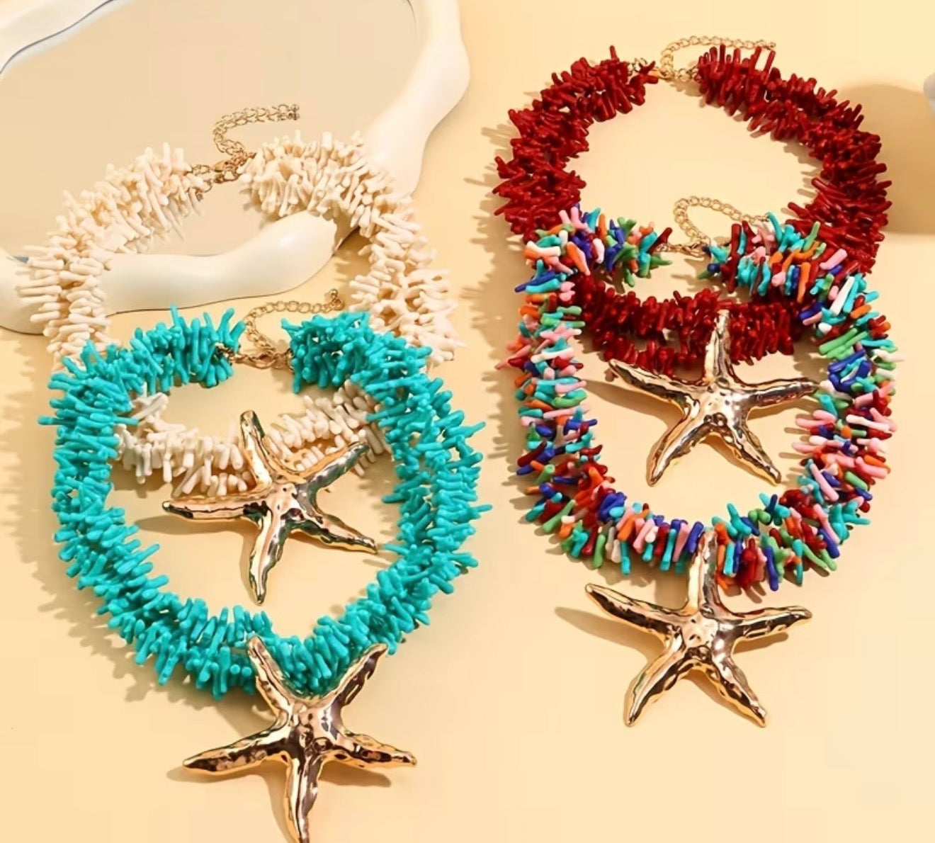 Collar Estrella Coralina