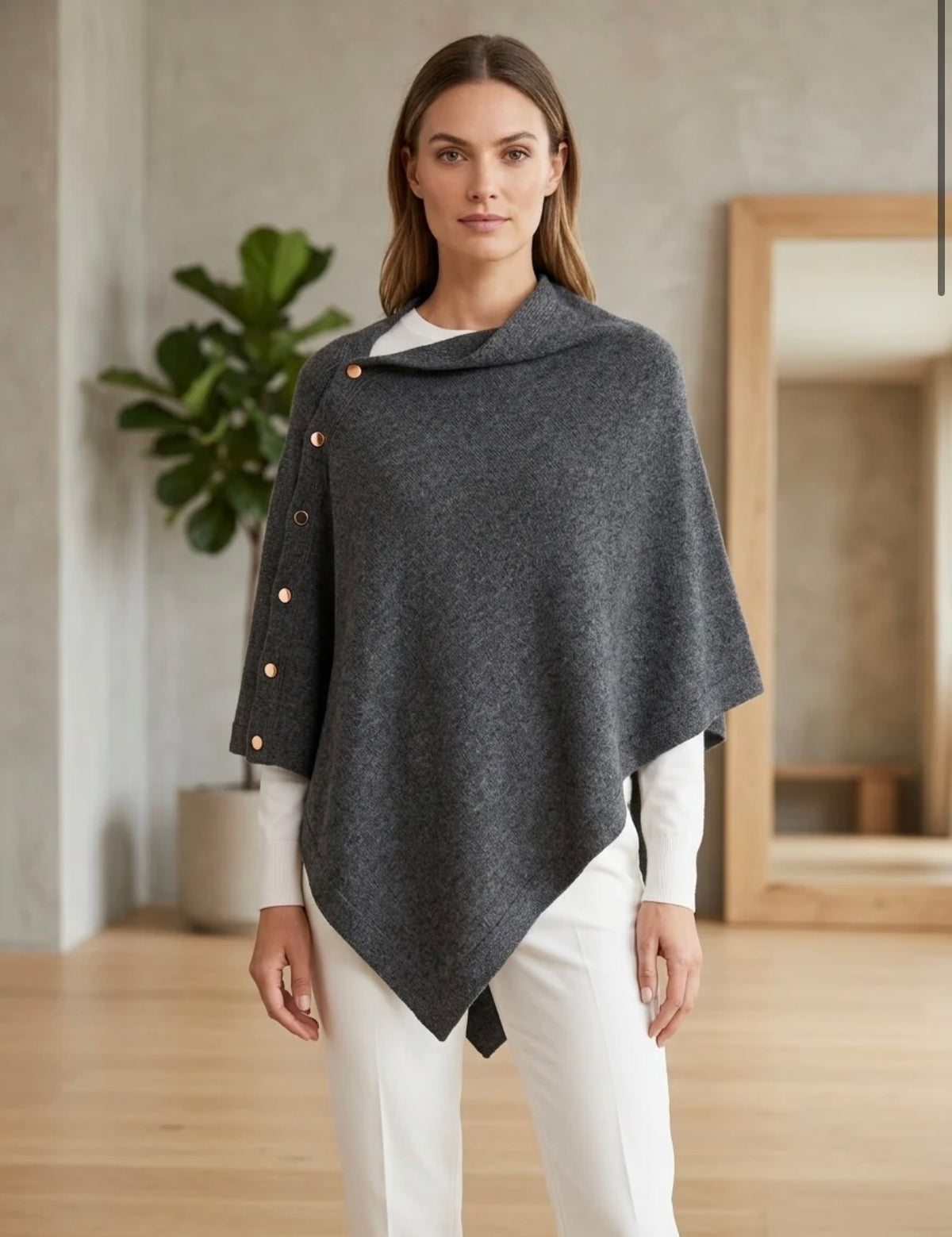 Sienna Button Shawl