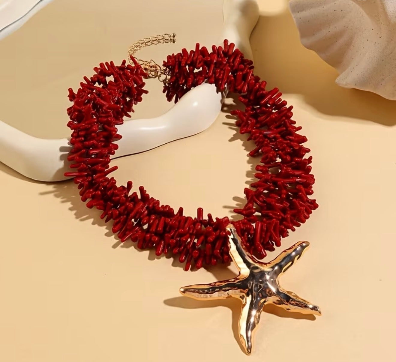 Collar Estrella Coralina