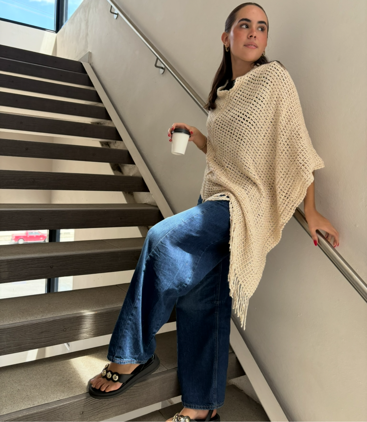 Chic Knit Poncho