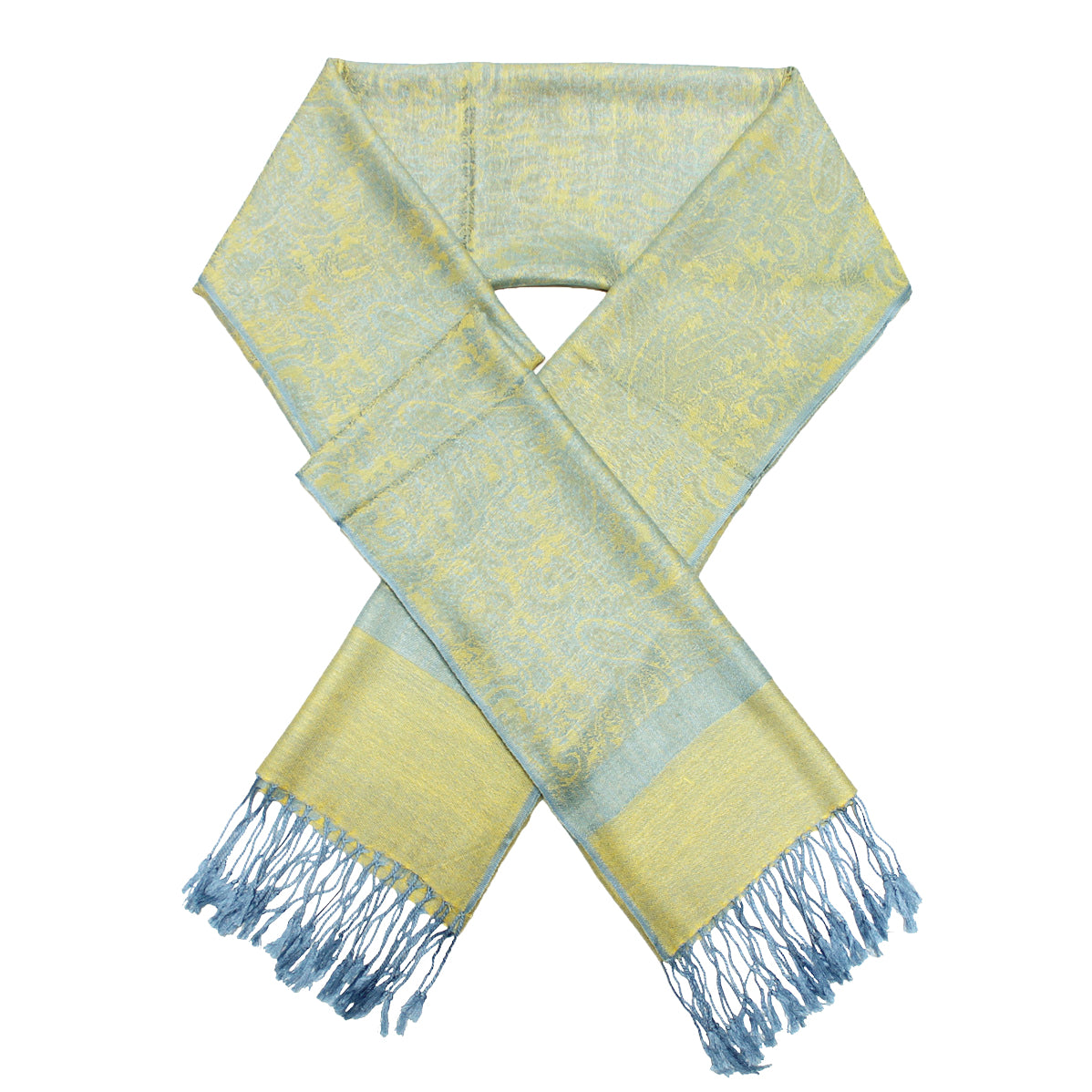Jacquard Lime Blue