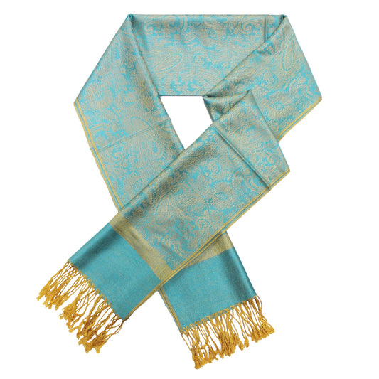 Jacquard Turquoise-Gold