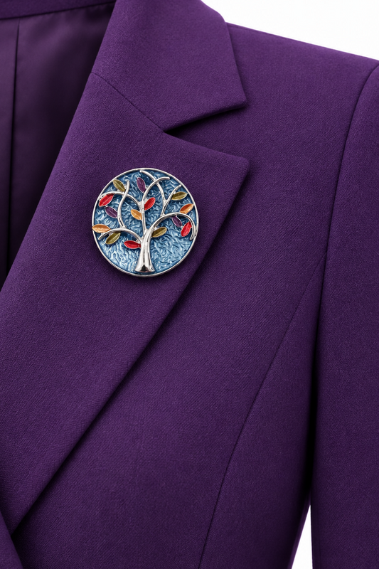 Maple Tree Brooch