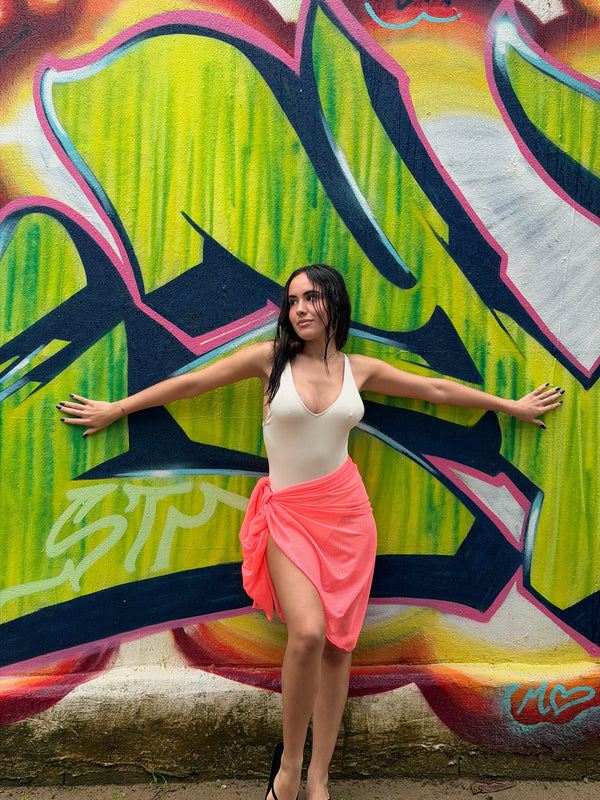 Solid Mesh Sarong