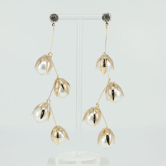 Pearl Nest Earrings