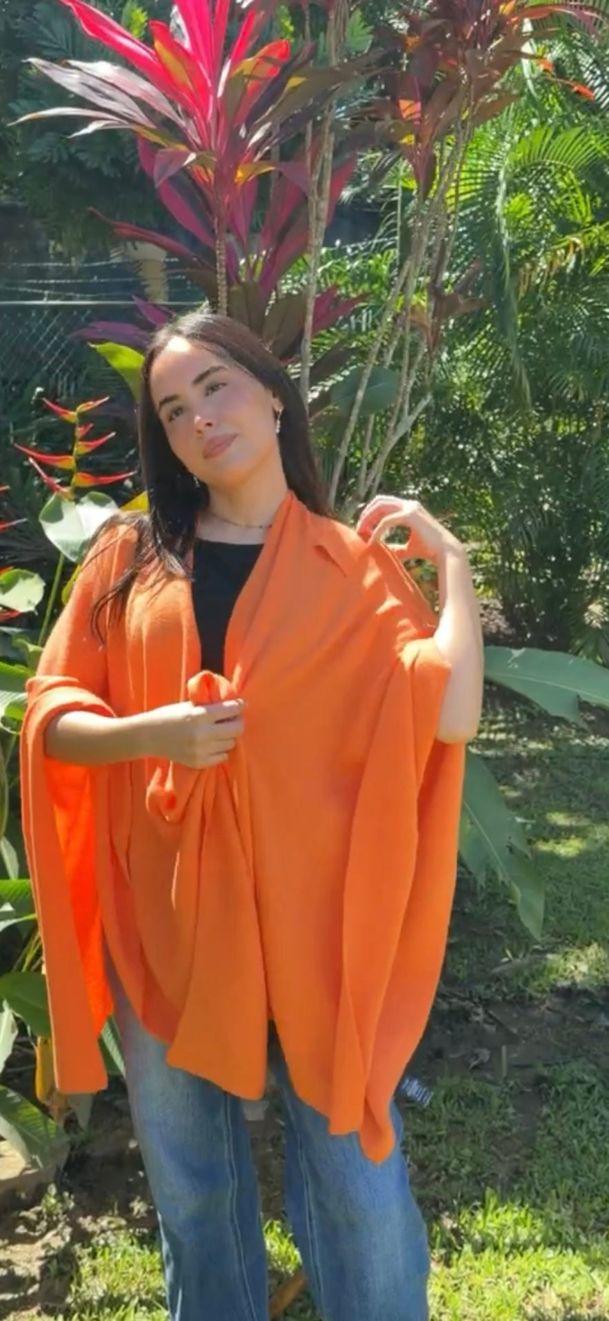 Shoulder Strap Ruana