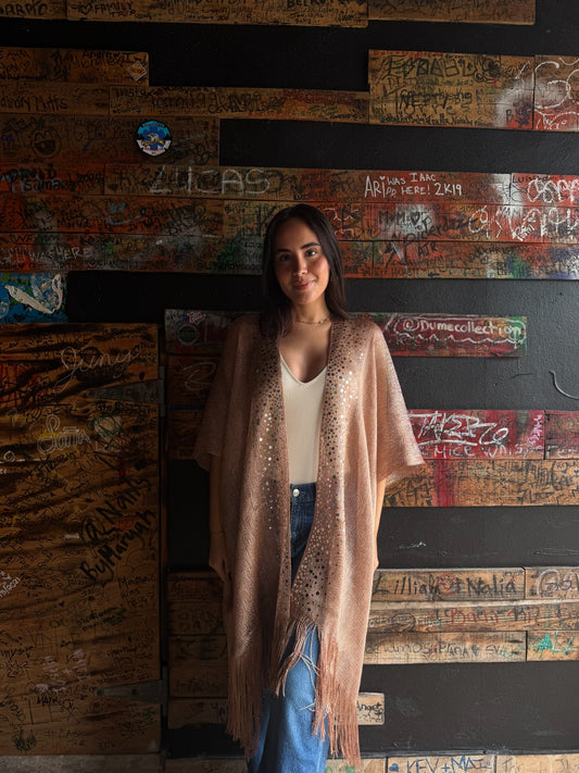 Paillettes Kimono