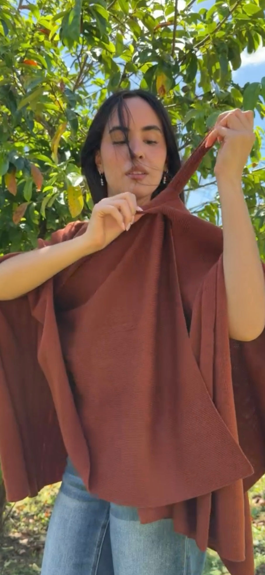 Shoulder Strap Ruana