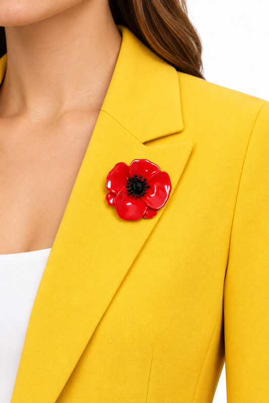 Poppy Brooch