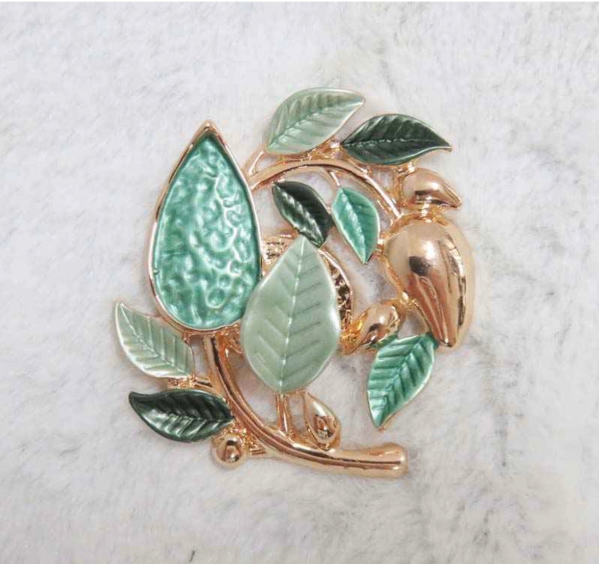 All About Leaves Brooch