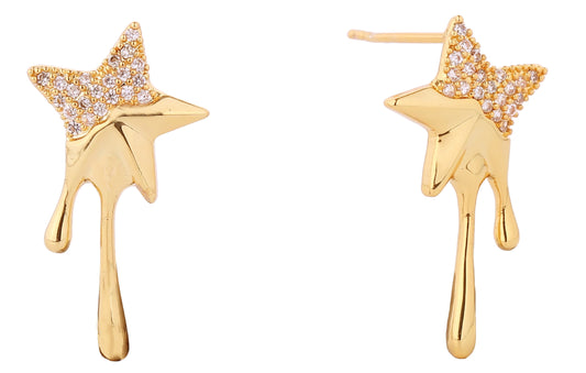 Drop Star Earrings