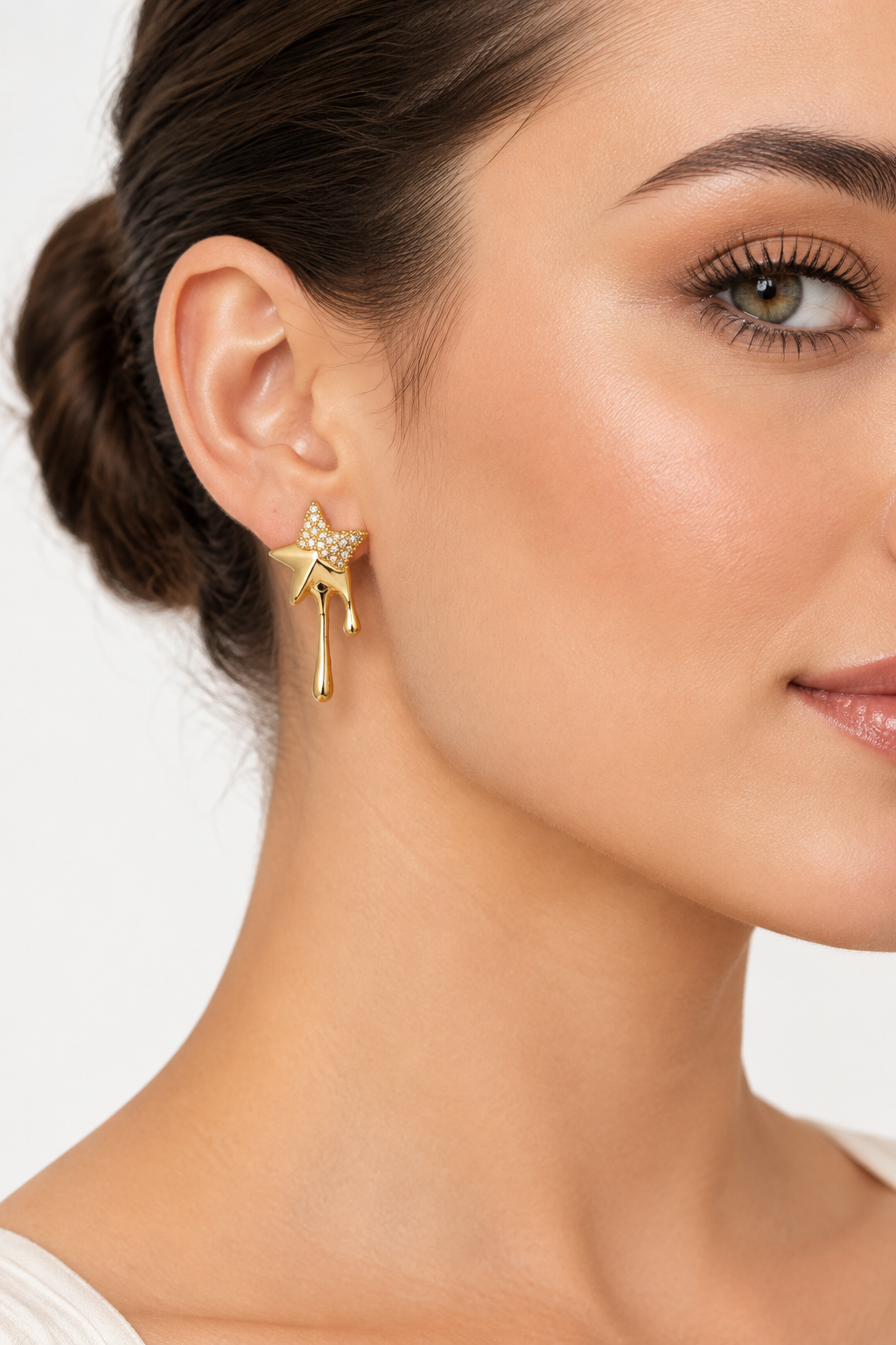 Drop Star Earrings