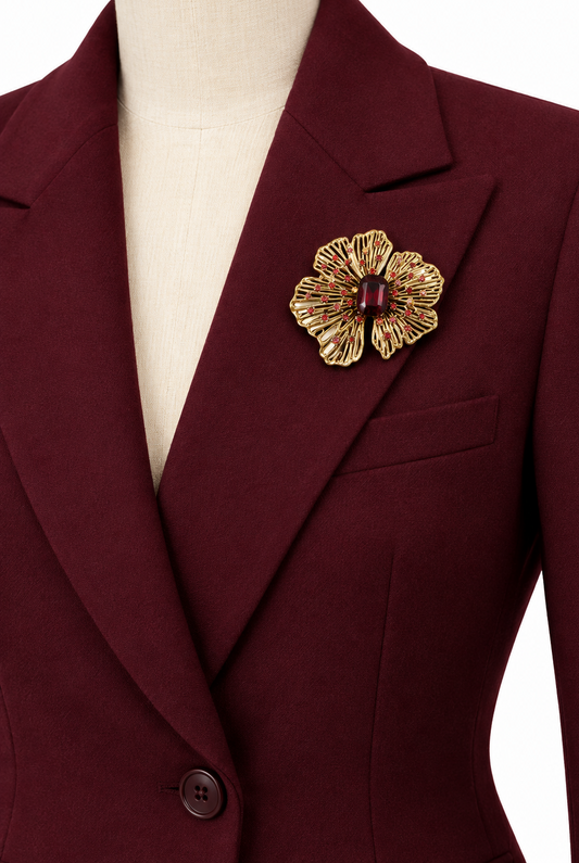 Magnificent Flower Brooch