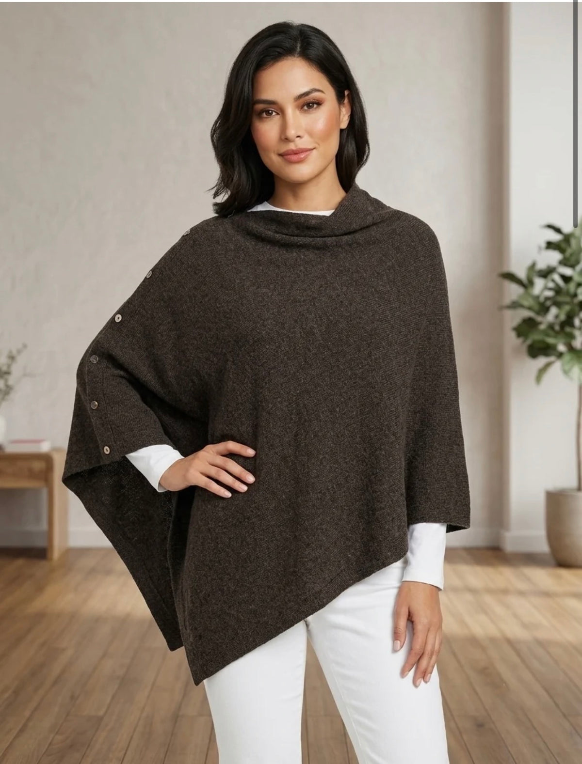 Sienna Button Shawl