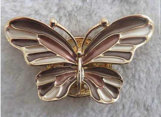 Mauve Butterfly Brooch