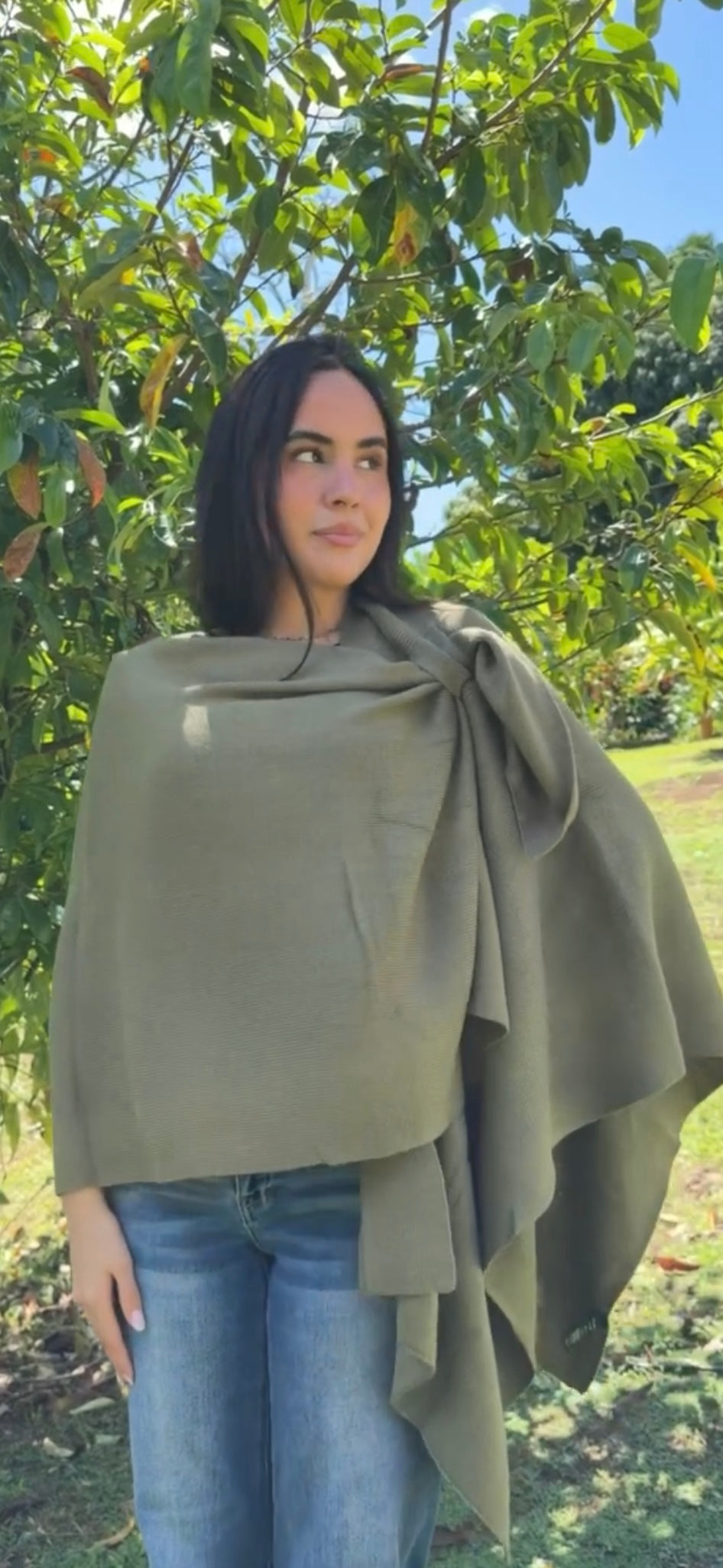 Shoulder Strap Ruana