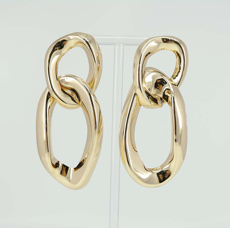 Dual Chain Link Earrings
