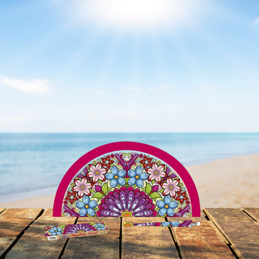 Abanico Mandala Floral