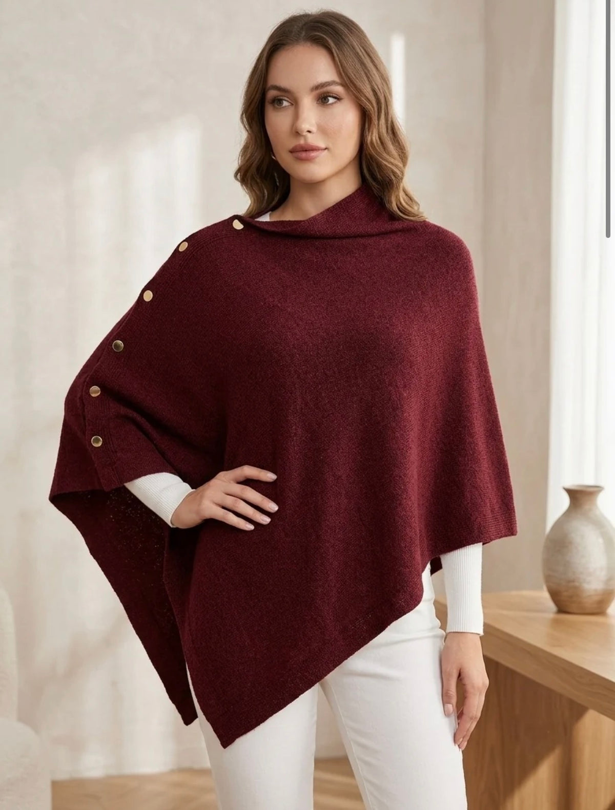 Sienna Button Shawl
