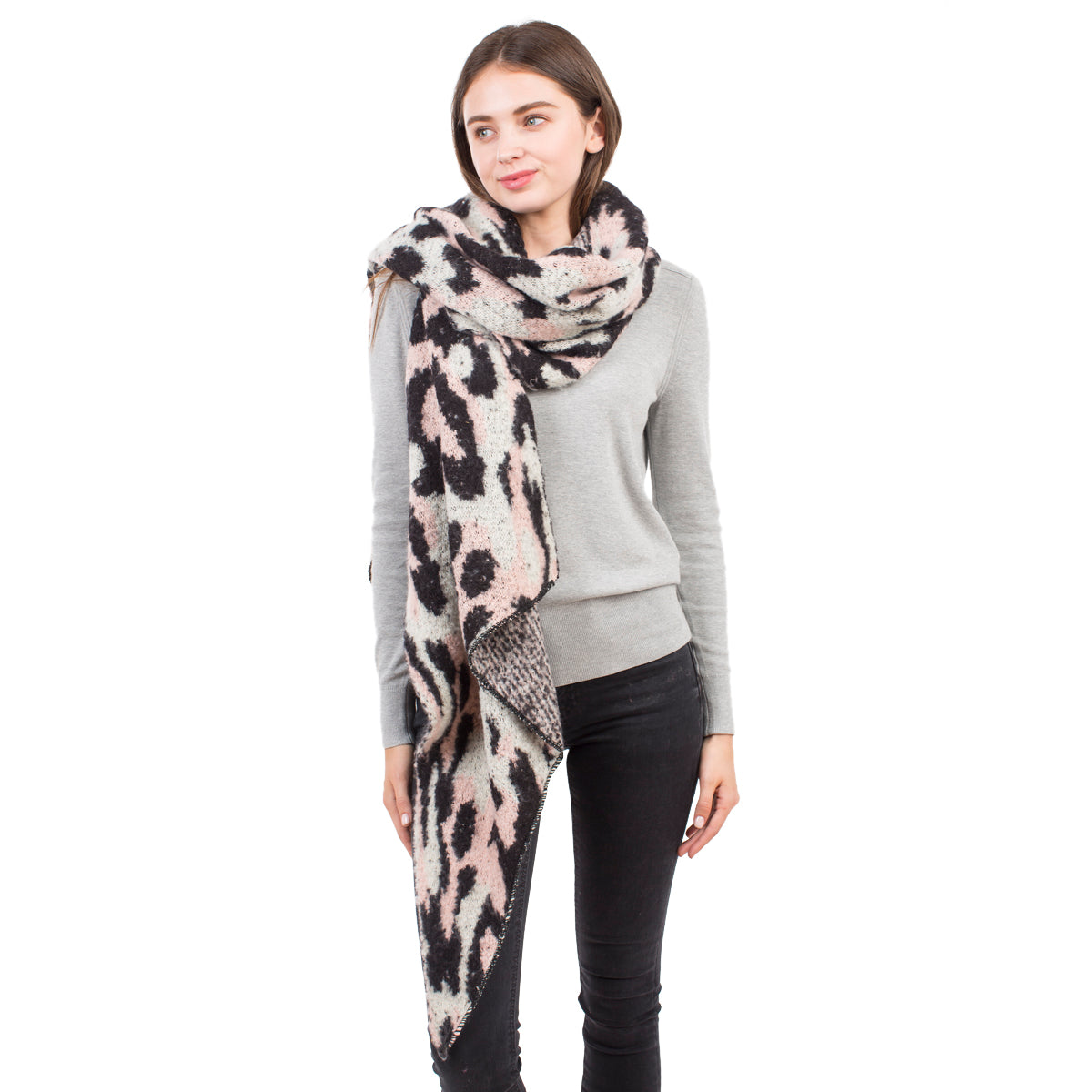 Leopard Fuzzy Scarf