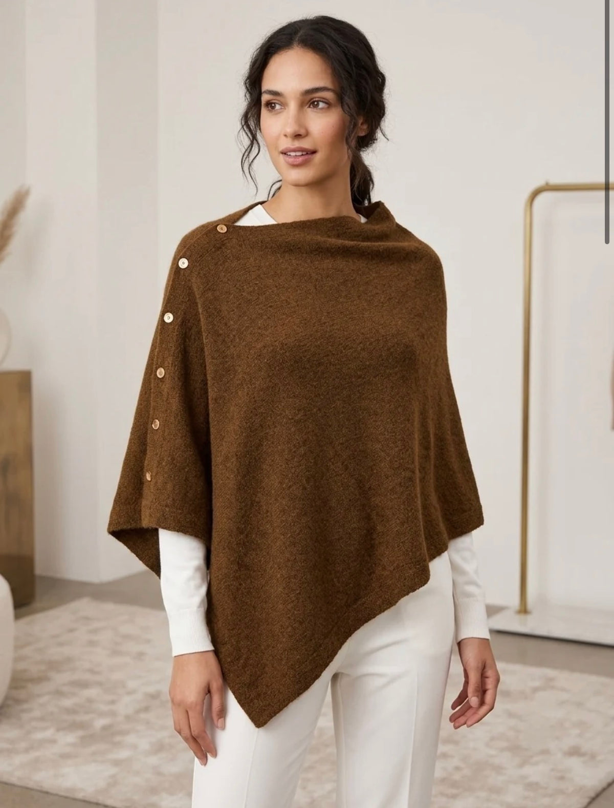 Sienna Button Shawl