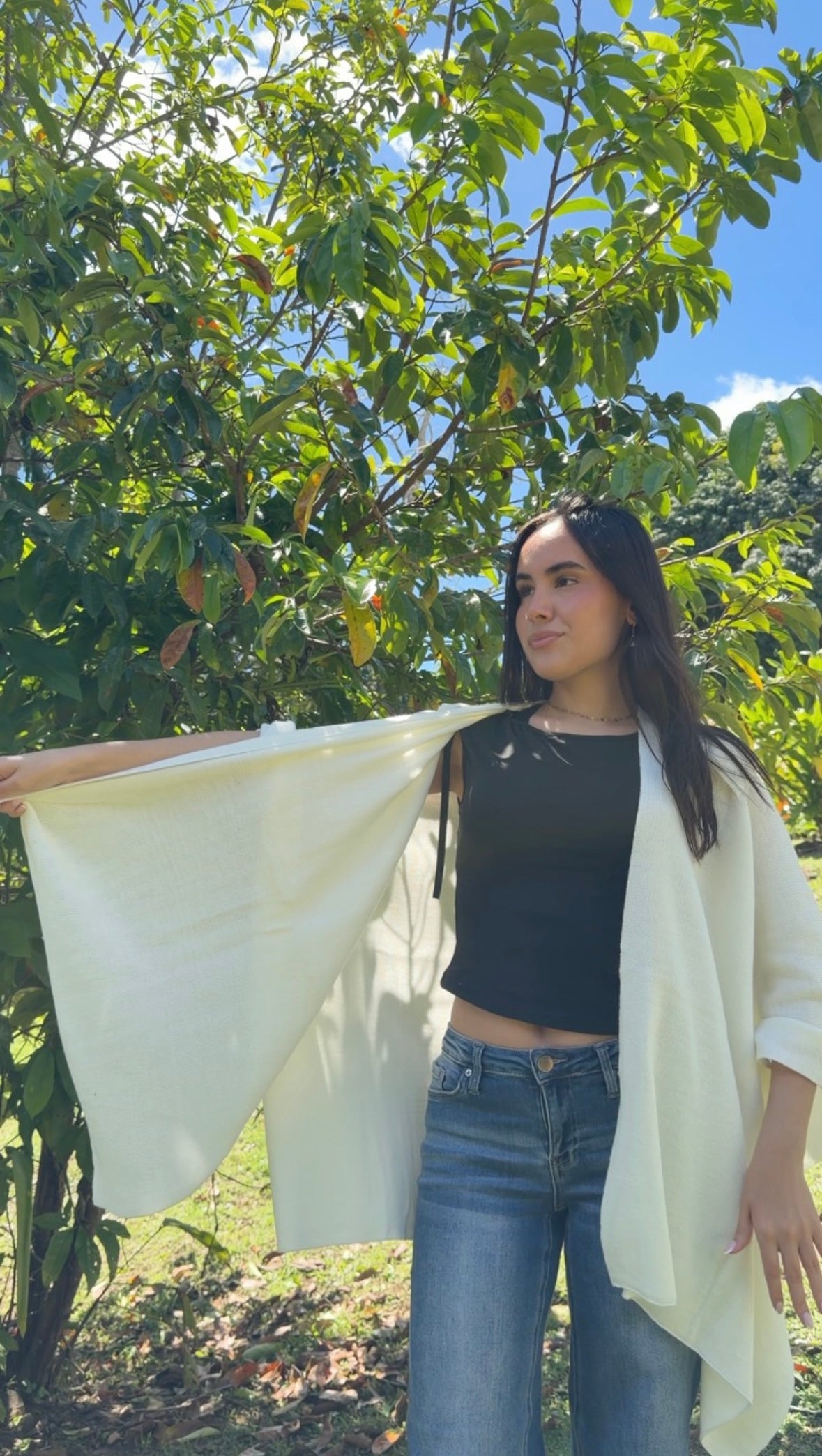 Shoulder Strap Ruana