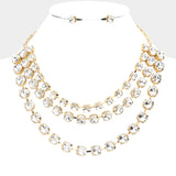 Stone Bib Necklace