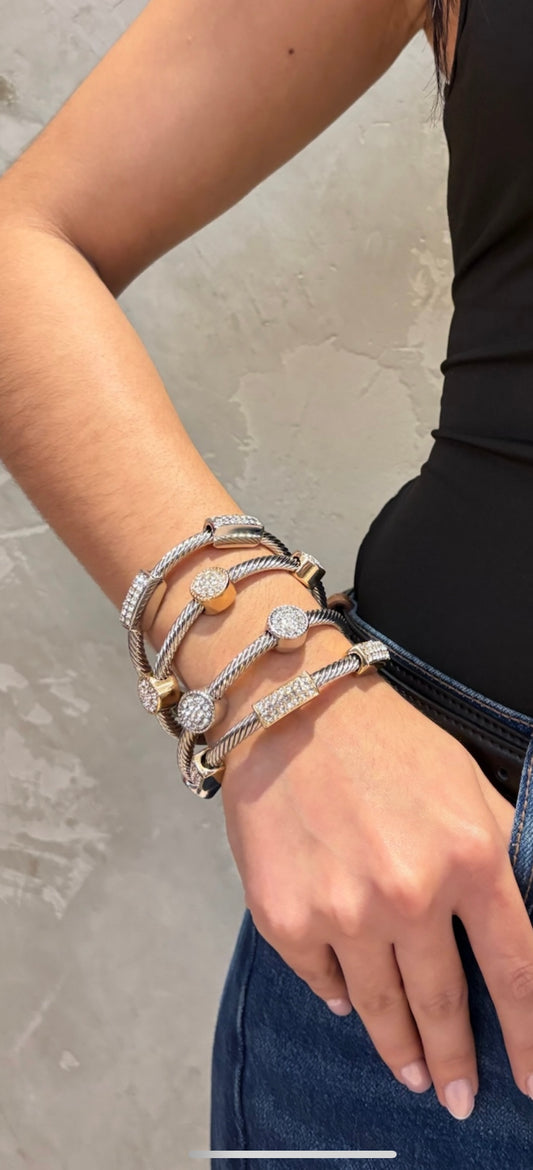 Rectangle Cable Bracelet