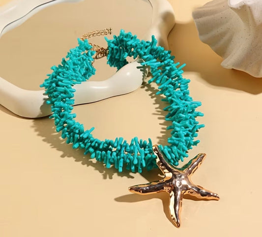 Collar Estrella Coralina