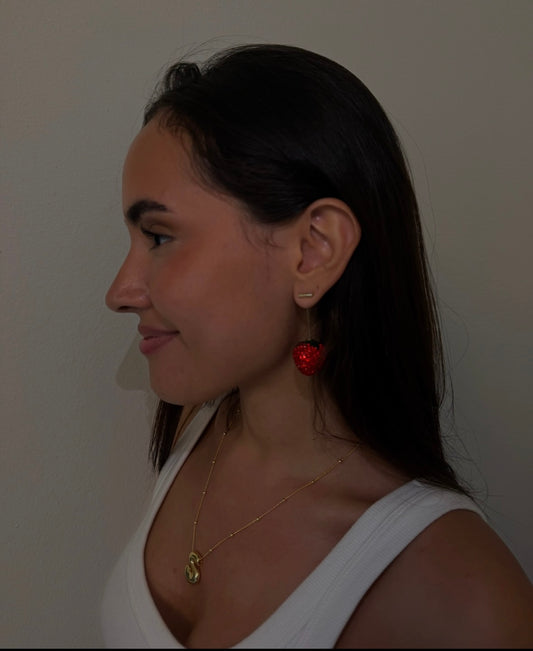 Berry Shine Earrings