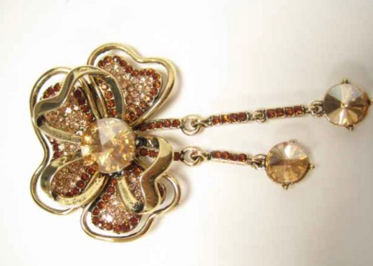 Floating Flowers Brooch