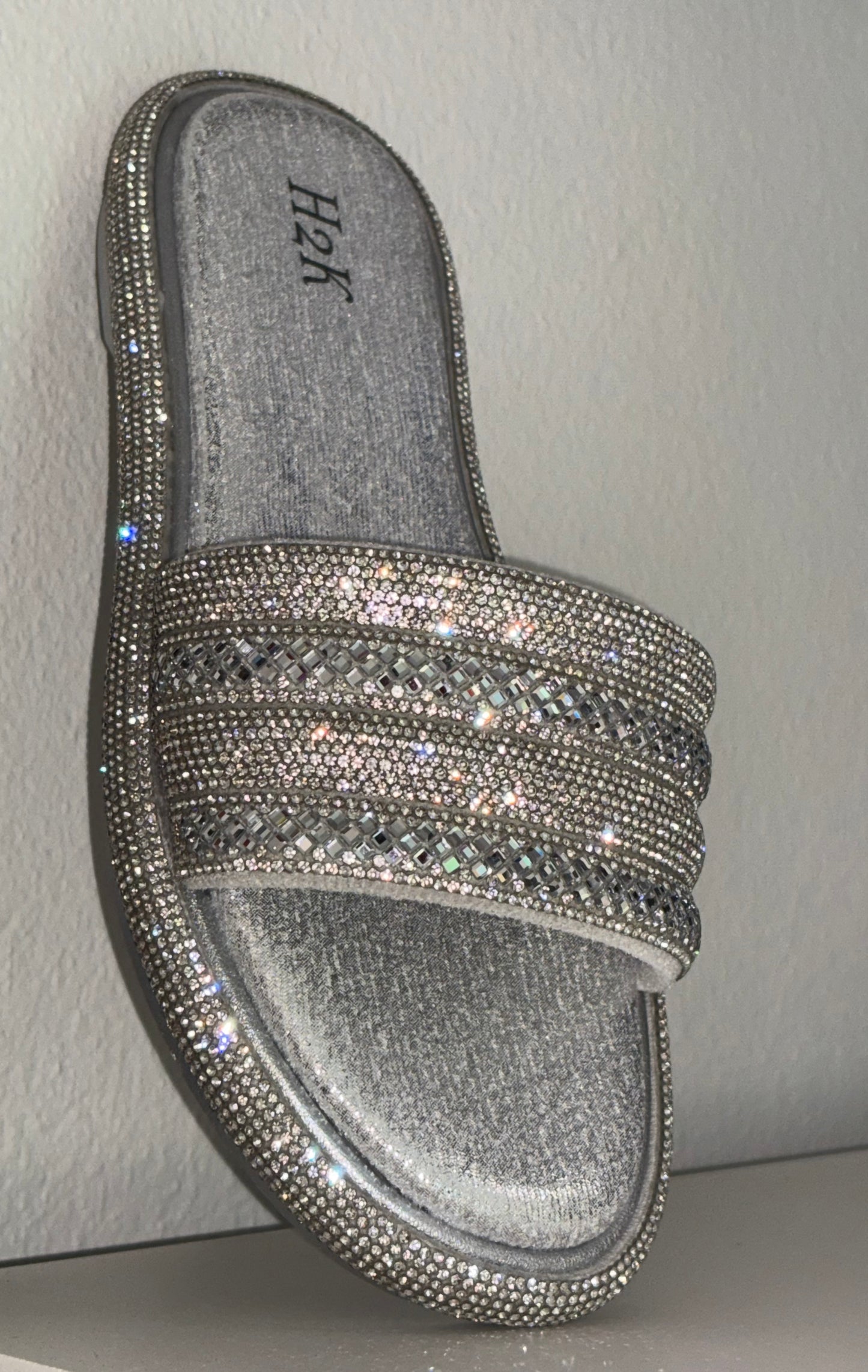 Swan Silver Sandal