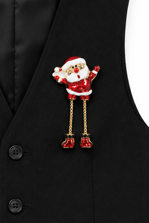 Santa Brooch