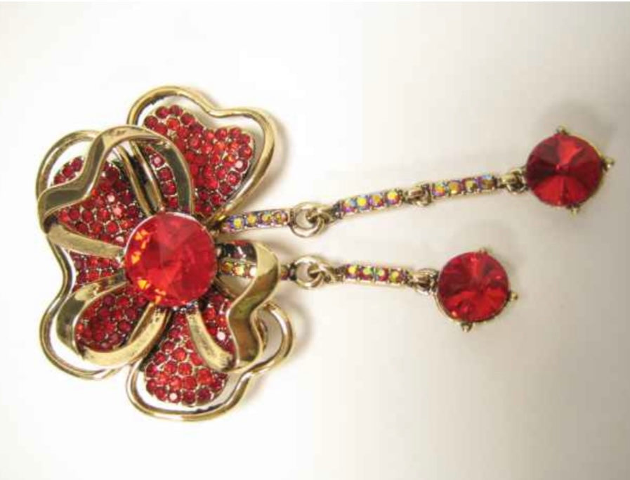 Floating Flowers Brooch