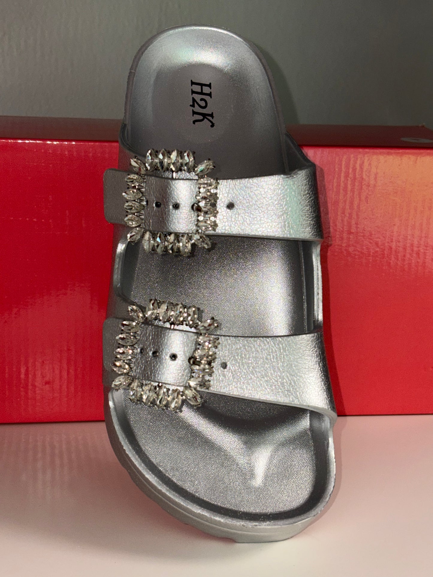 Buddy 2 Stone Silver Sandals
